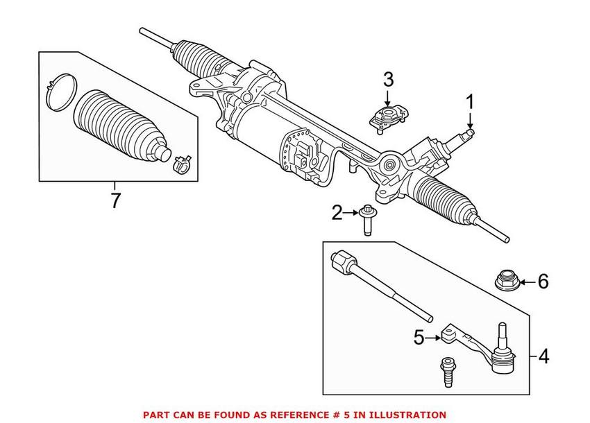 BMW Steering Tie Rod End - Outer 32106868685